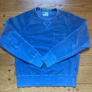 Todd Snyder x Champion Pocket Sweatshirt in Mast Blue